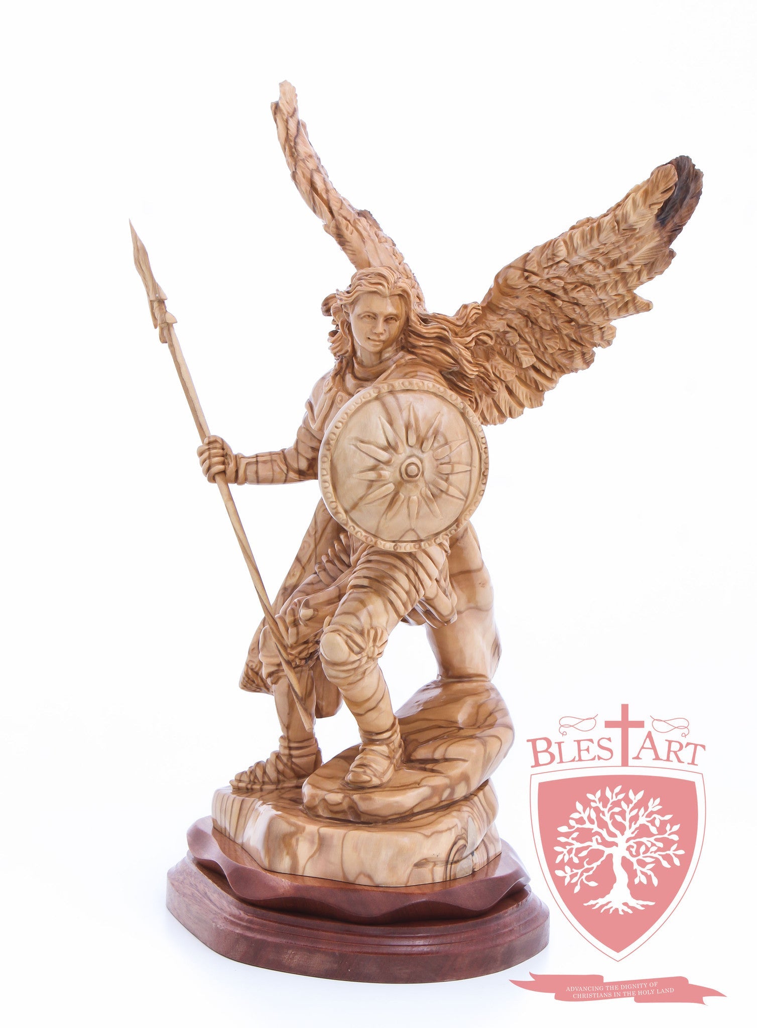 St. Raphael with Sword & Shield