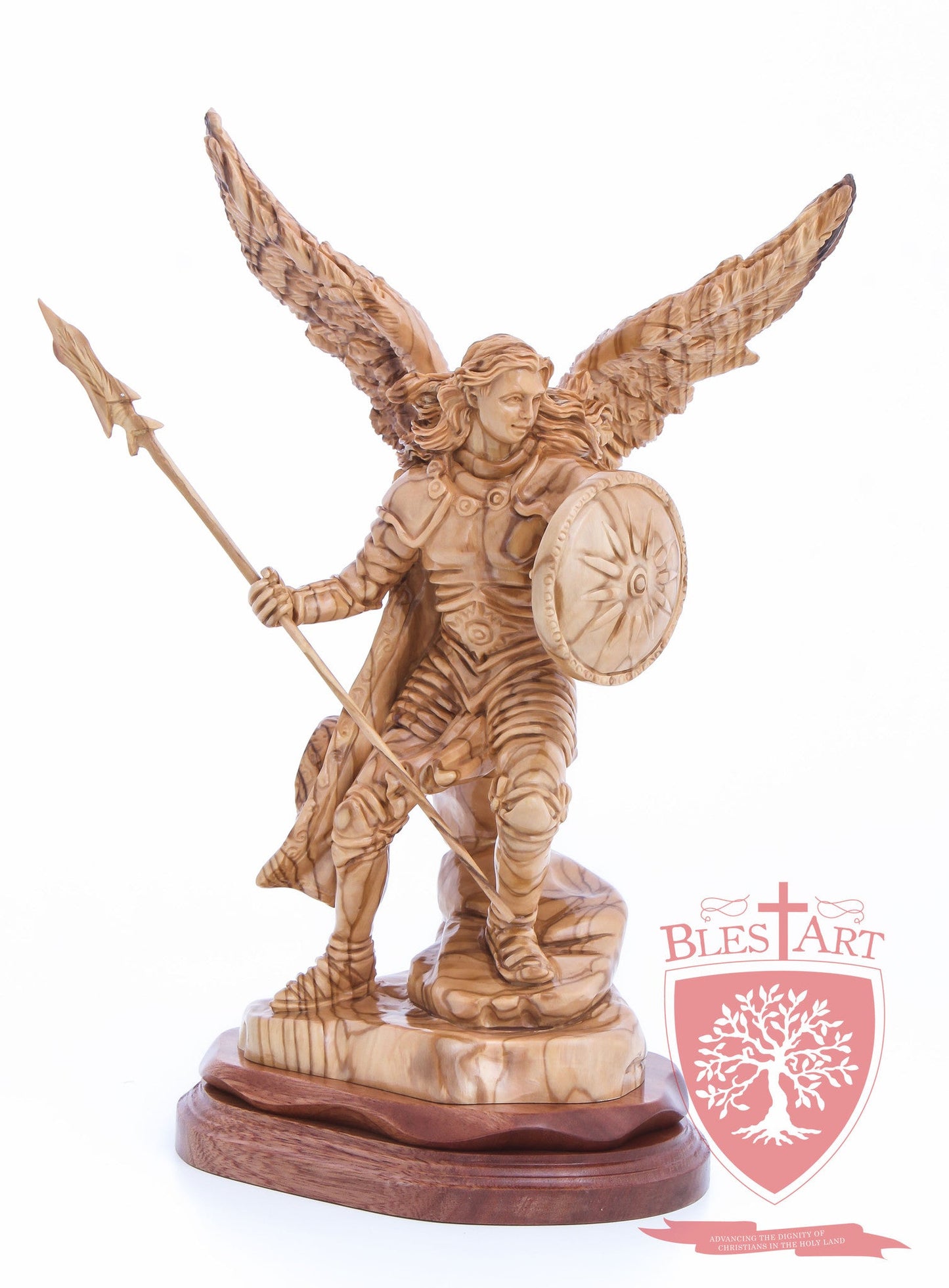 St. Raphael with Sword & Shield