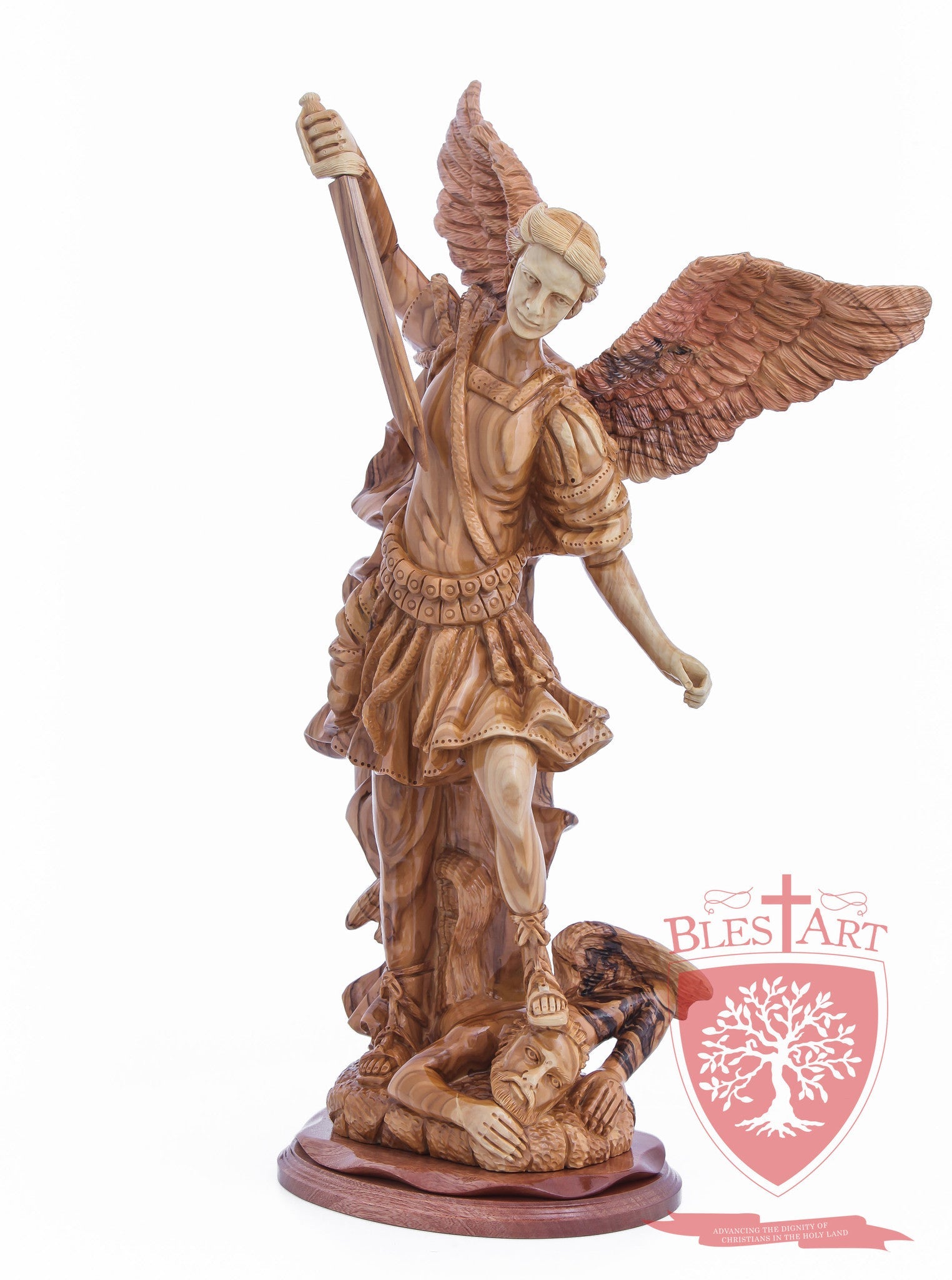 St. Michael the Archangel, Cathedral Quality, Size: 19.7"/50 CM Height