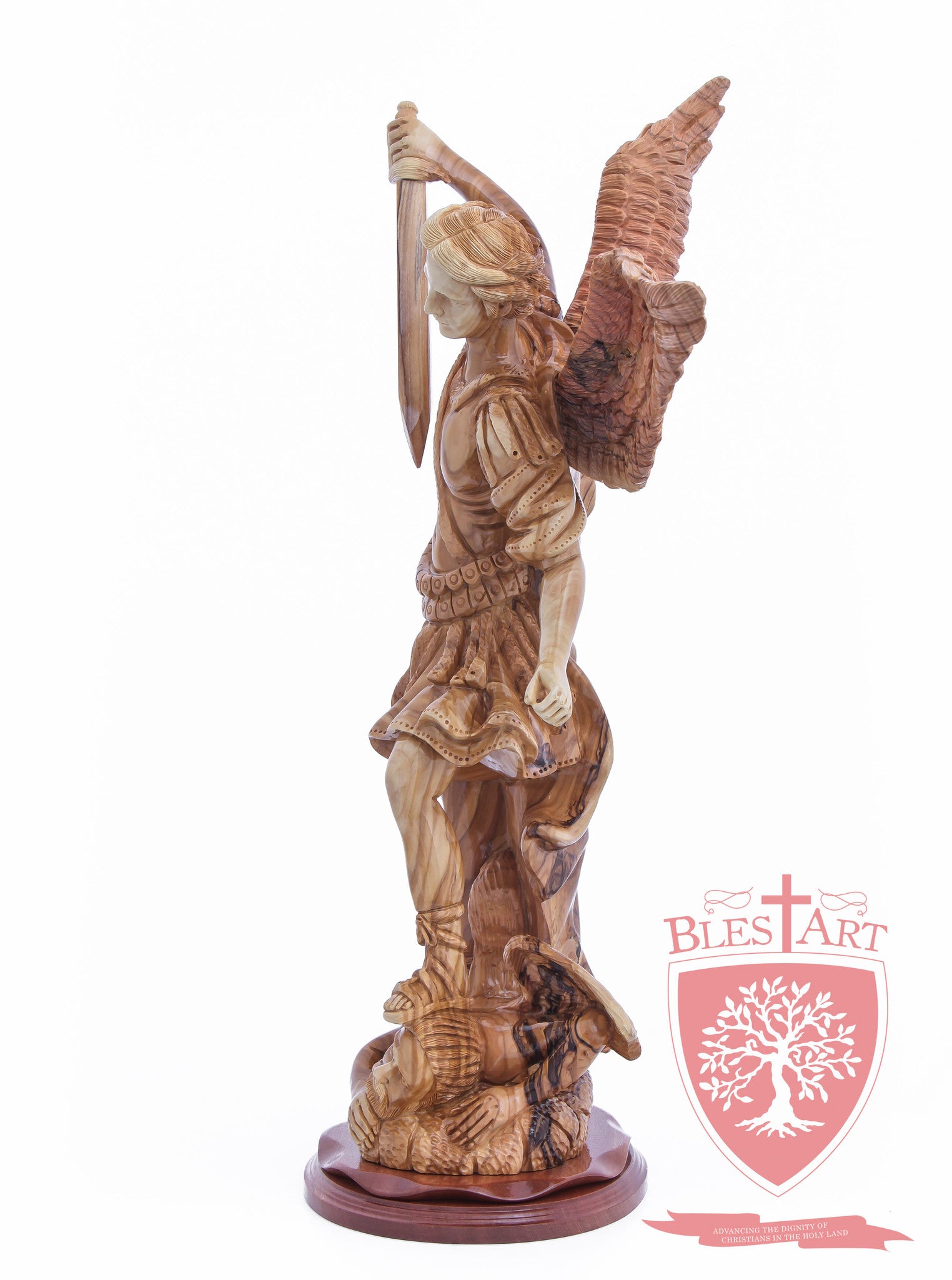 St. Michael the Archangel, Cathedral Quality, Size: 19.7"/50 CM Height