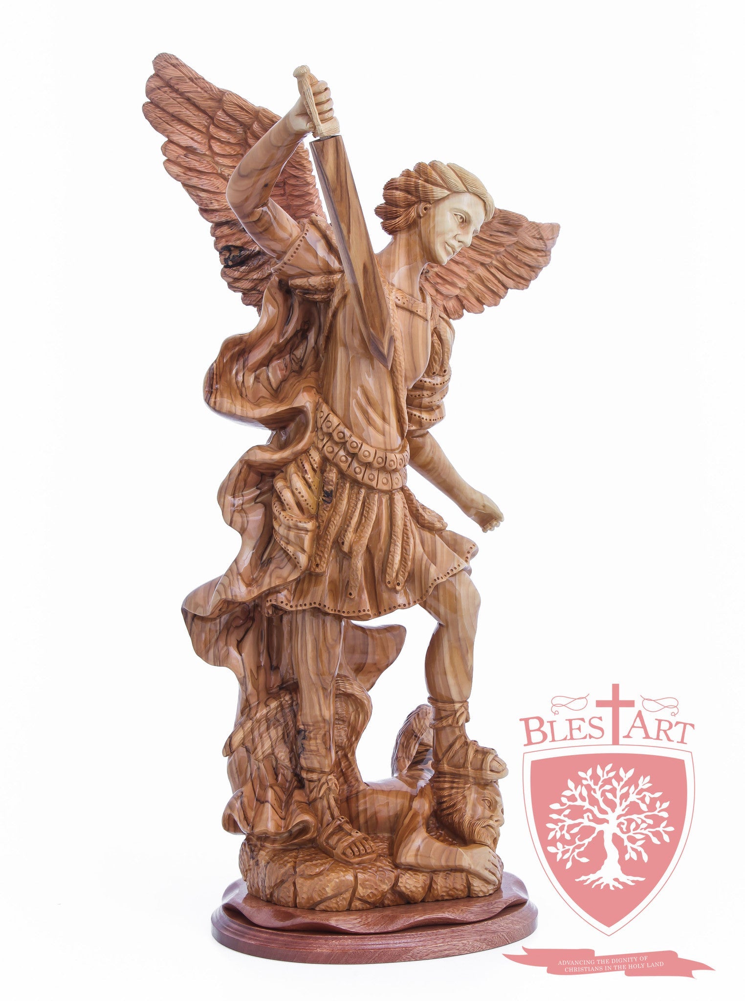 St. Michael the Archangel, Cathedral Quality, Size: 19.7"/50 CM Height