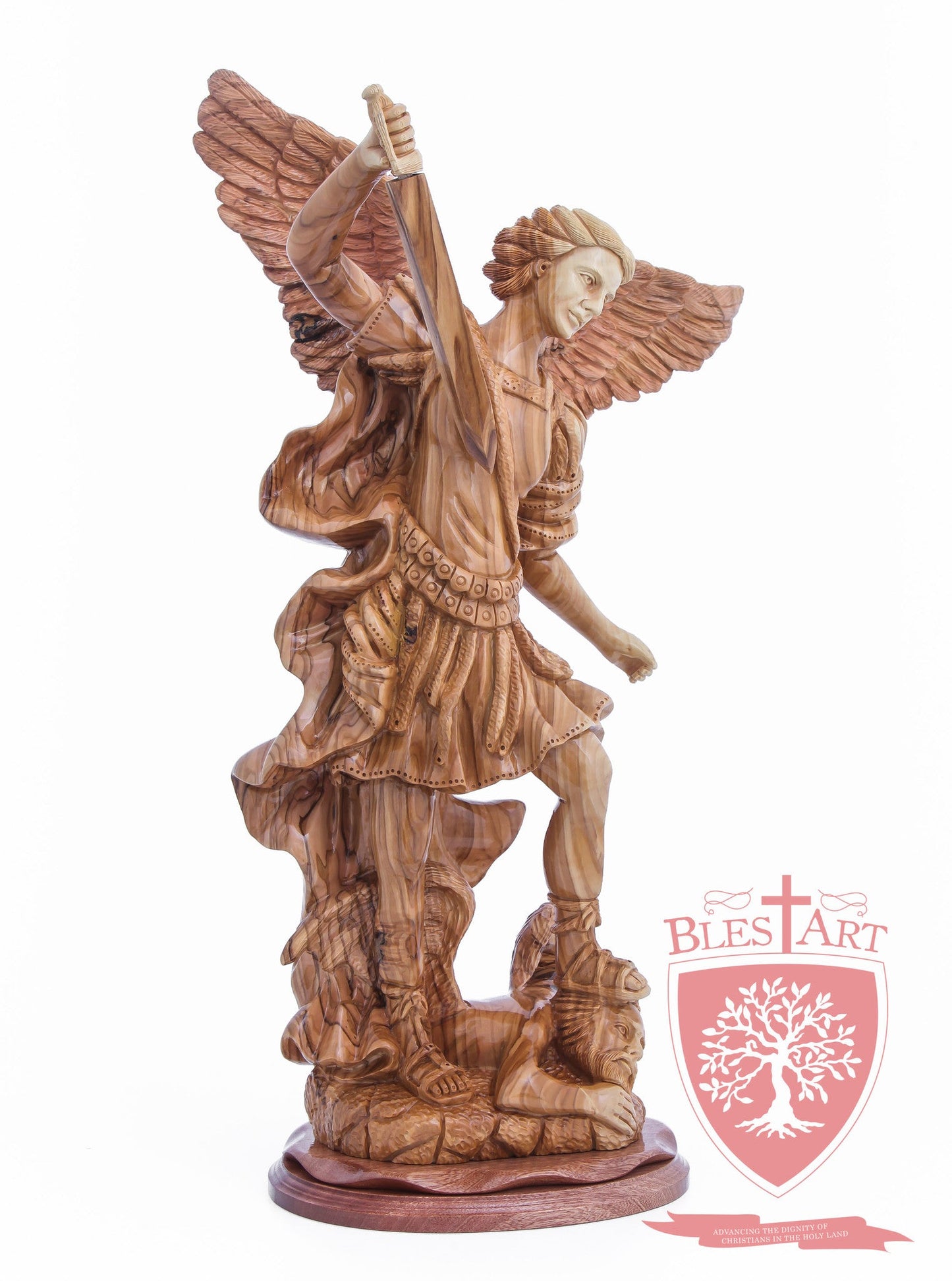St. Michael the Archangel, Cathedral Quality, Size: 19.7"/50 CM Height