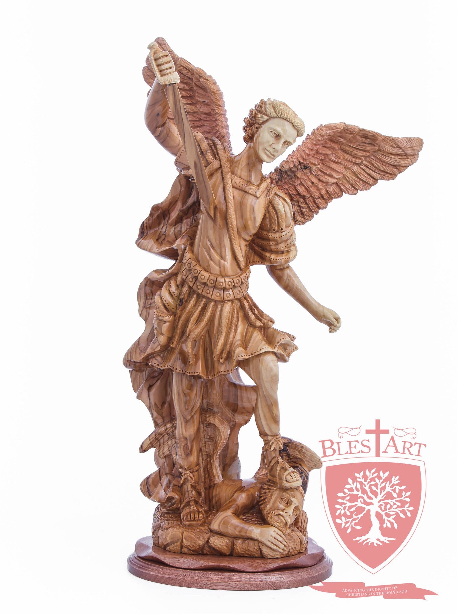 St. Michael the Archangel, Cathedral Quality, Size: 19.7"/50 CM Height