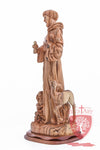 St. Francis and the Animals, Cathedral Quality, Size: 17.7"/45 cm