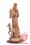 St. Francis and the Animals, Cathedral Quality, Size: 17.7"/45 cm