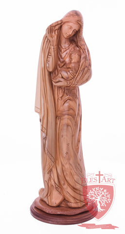 Mary with baby Jesus, Two Sizes available 19.5" and 12" Height