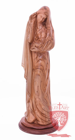 Mary with baby Jesus, Two Sizes available 19.5" and 12" Height