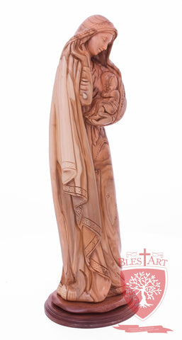 Mary with baby Jesus, Two Sizes available 19.5" and 12" Height