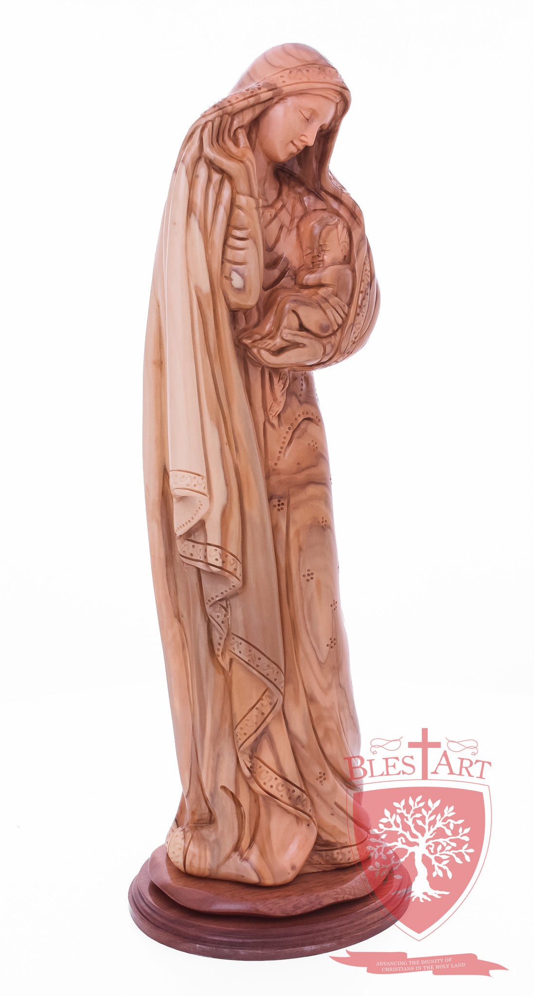 Mary with baby Jesus, Two Sizes available 19.5" and 12" Height