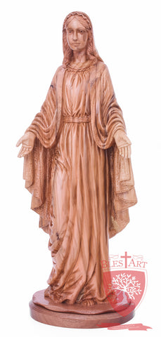 Blessed Mother Mary - Olive wood