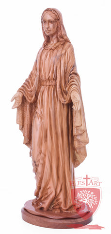 Blessed Mother Mary - Olive wood