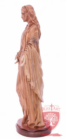 Blessed Mother Mary - Olive wood