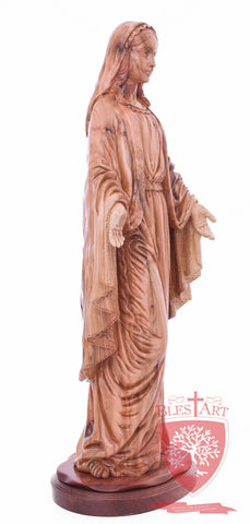 Blessed Mother Mary - Olive wood