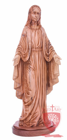 Blessed Mother Mary - Olive wood