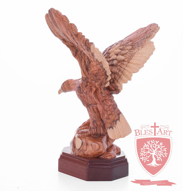 American Style Eagle - Olive wood