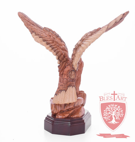 American Style Eagle - Olive wood