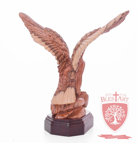 American Style Eagle - Olive wood