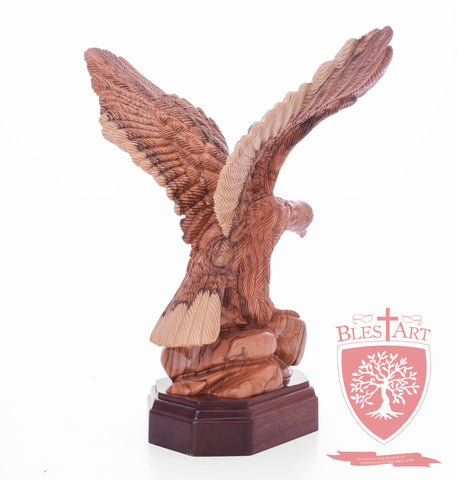 American Style Eagle - Olive wood