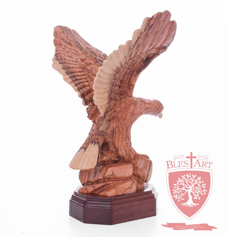 American Style Eagle - Olive wood