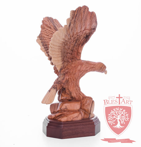 American Style Eagle - Olive wood