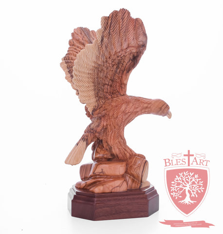 American Style Eagle - Olive wood