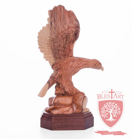 American Style Eagle - Olive wood