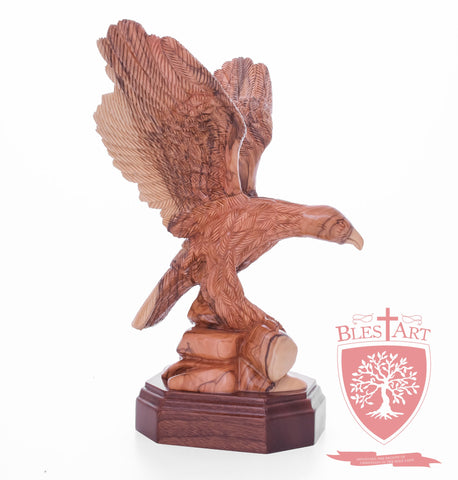 American Style Eagle - Olive wood