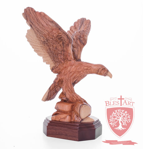 American Style Eagle - Olive wood