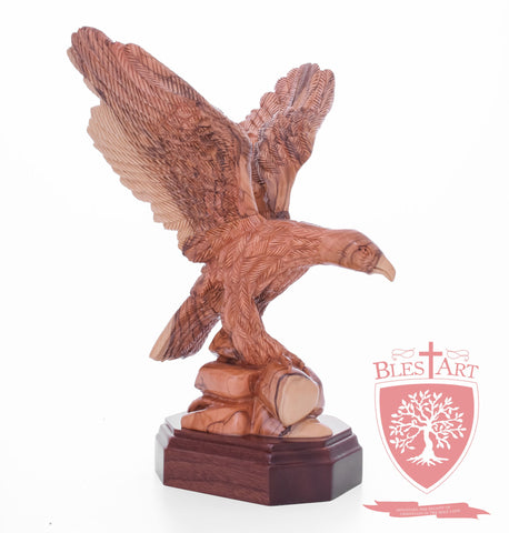 American Style Eagle - Olive wood