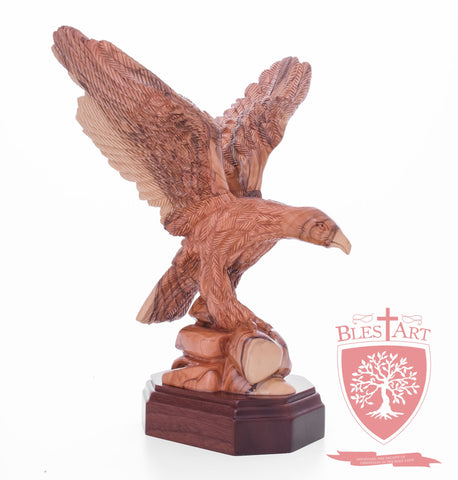 American Style Eagle - Olive wood