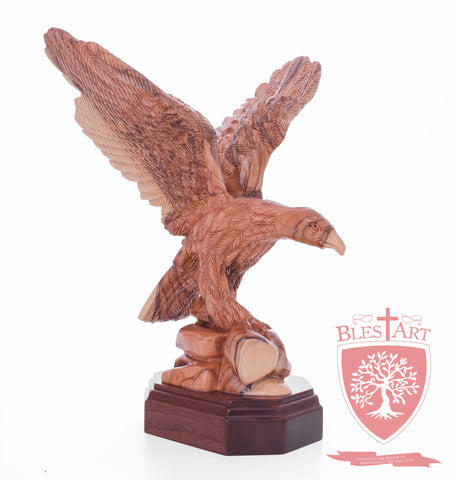 American Style Eagle - Olive wood