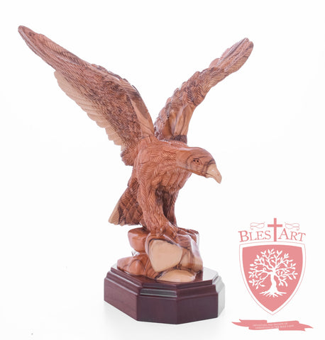 American Style Eagle - Olive wood