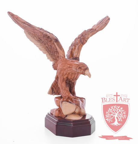 American Style Eagle - Olive wood