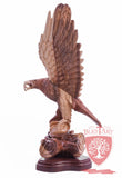 Eagle standing on a branch, Size: 14" X 10" X 28.5"