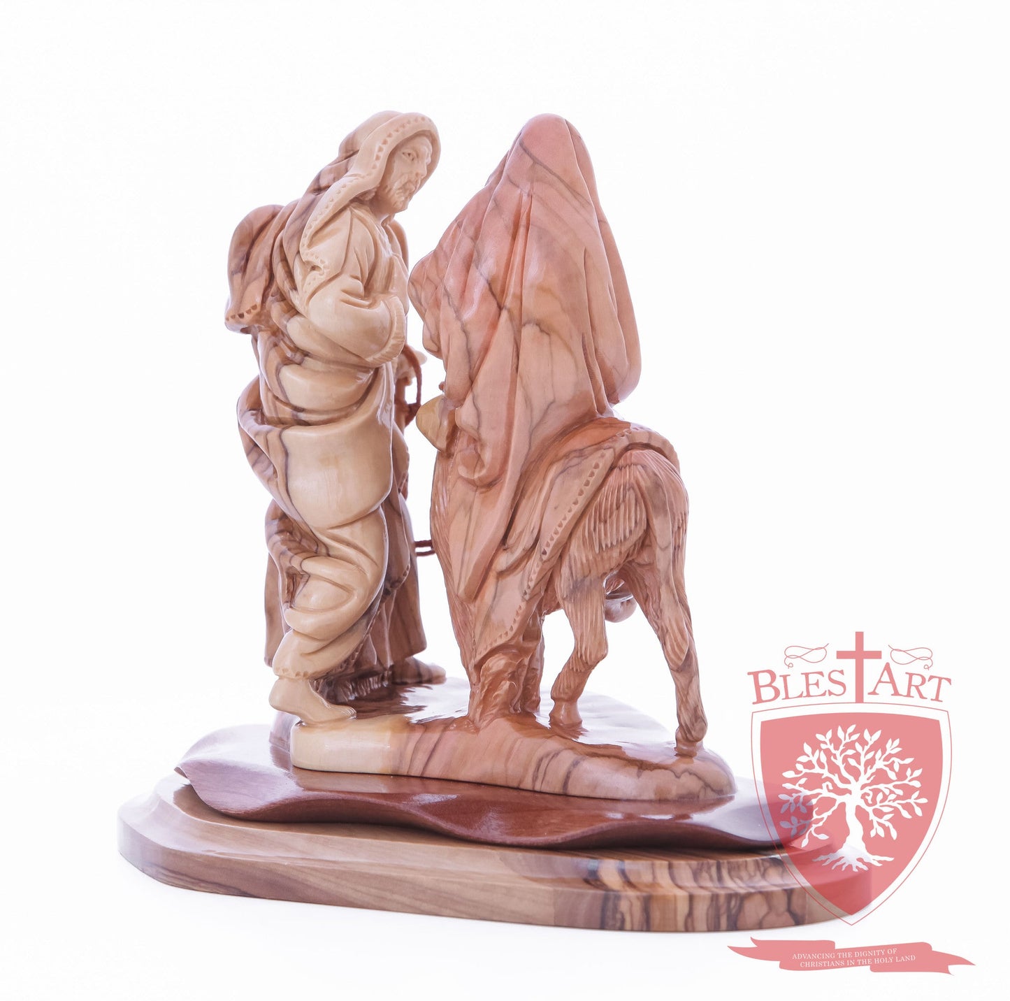 Holy Family flight to Egypt, Size  6.5" X 5" X 6"