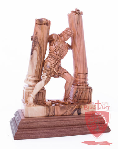 Samson destroying the temple, Size: 8.5" 5" 11.5"