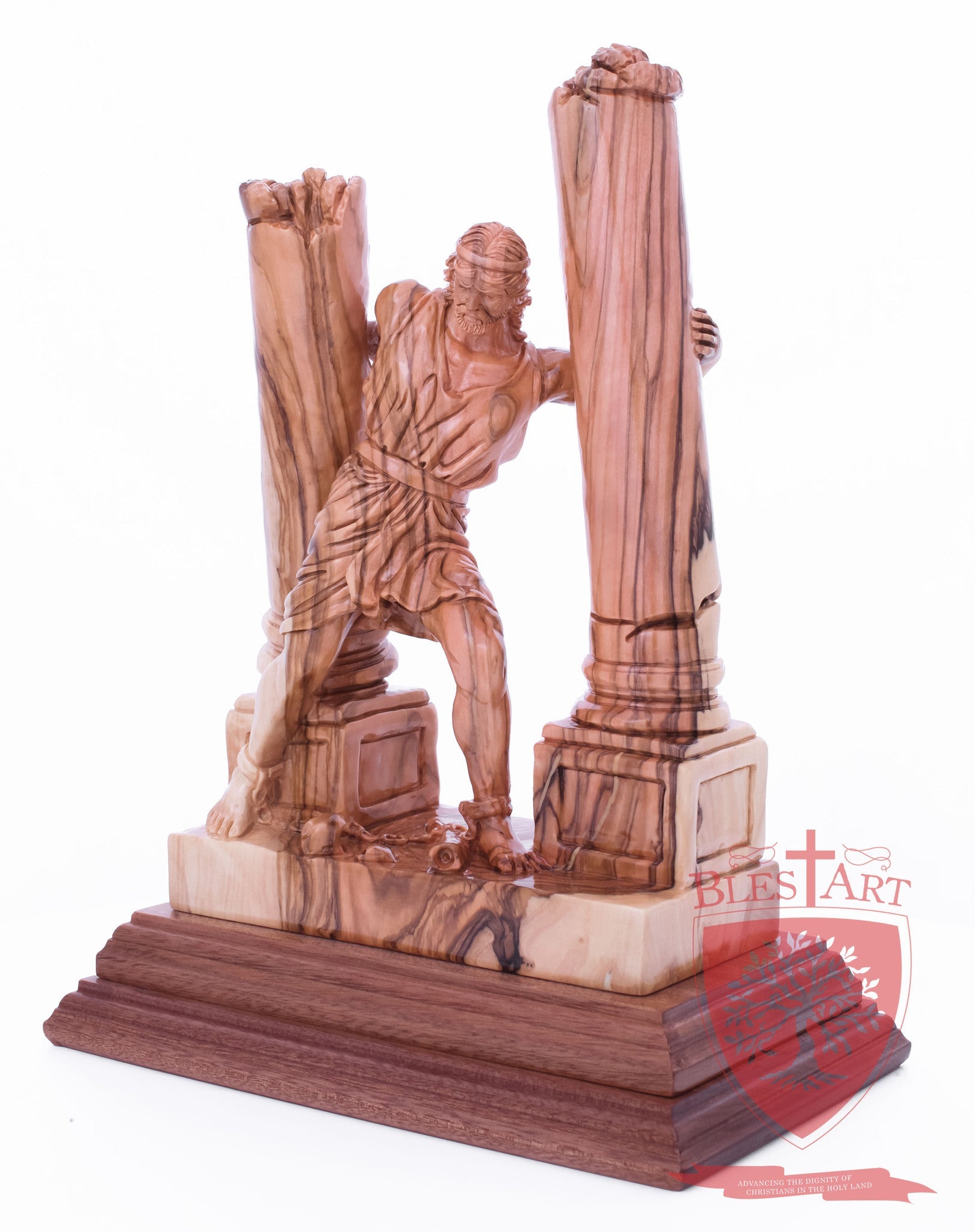 Samson destroying the temple, Size: 8.5" 5" 11.5"