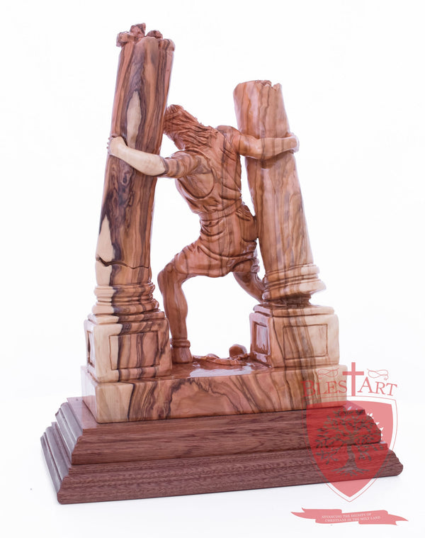 Samson destroying the temple, Size: 8.5" 5" 11.5"