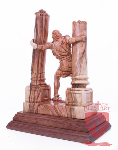 Samson destroying the temple, Size: 8.5" 5" 11.5"