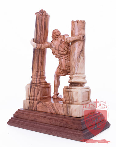 Samson destroying the temple, Size: 8.5" 5" 11.5"