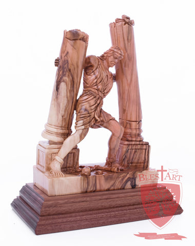 Samson destroying the temple, Size: 8.5" 5" 11.5"