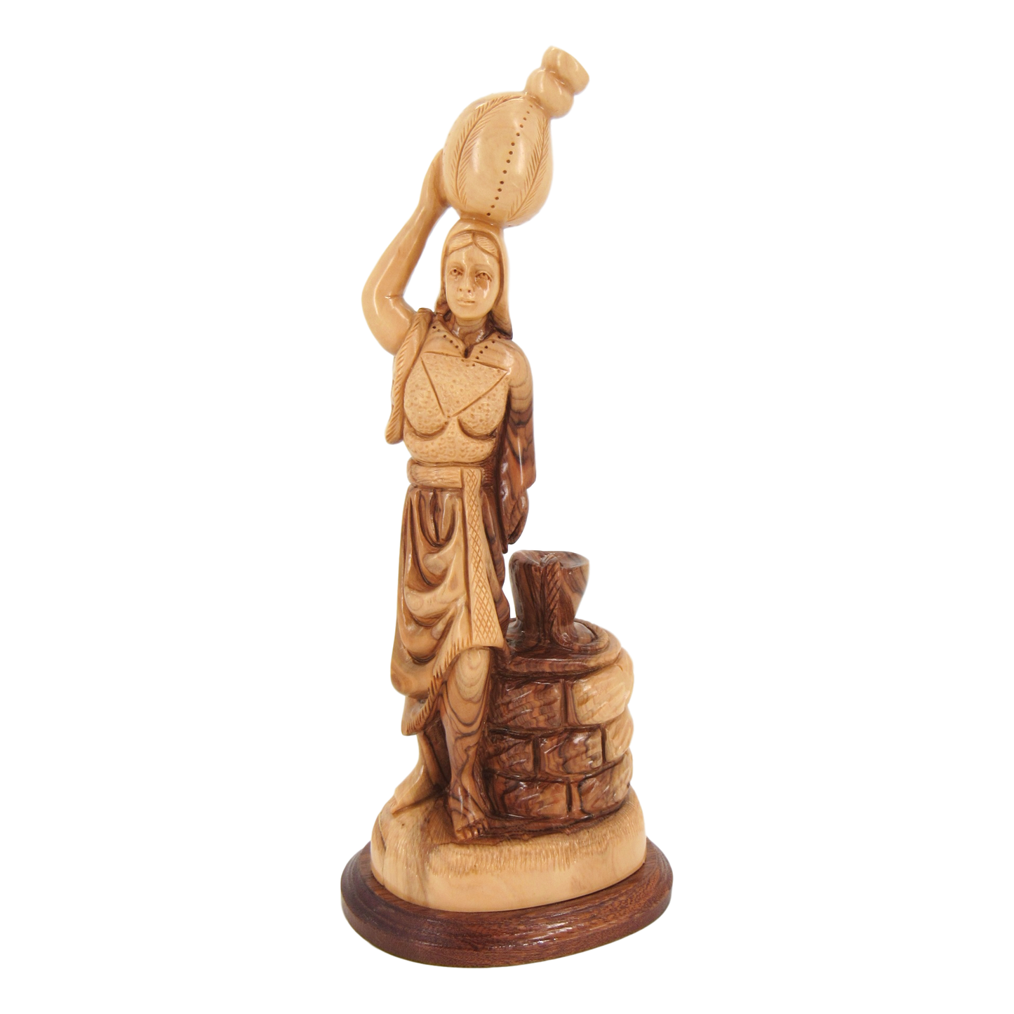 Woman at the Well, Size: 3.5" X 4.5" X 11" - Blest Art, Inc. 