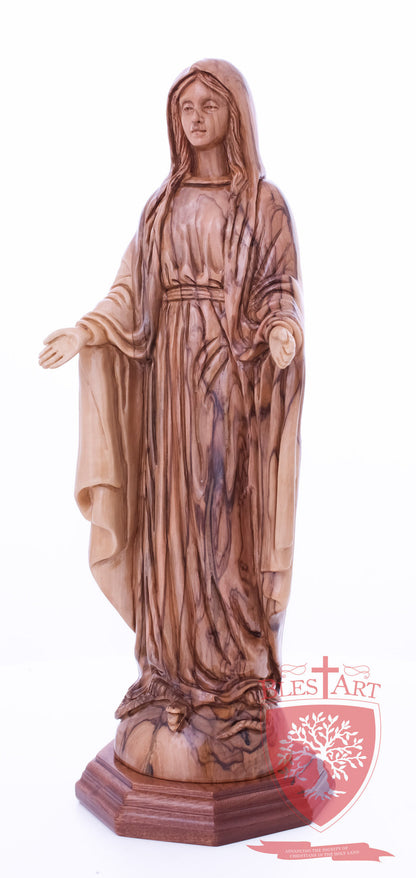 Blessed Mother Mary - Olive wood
