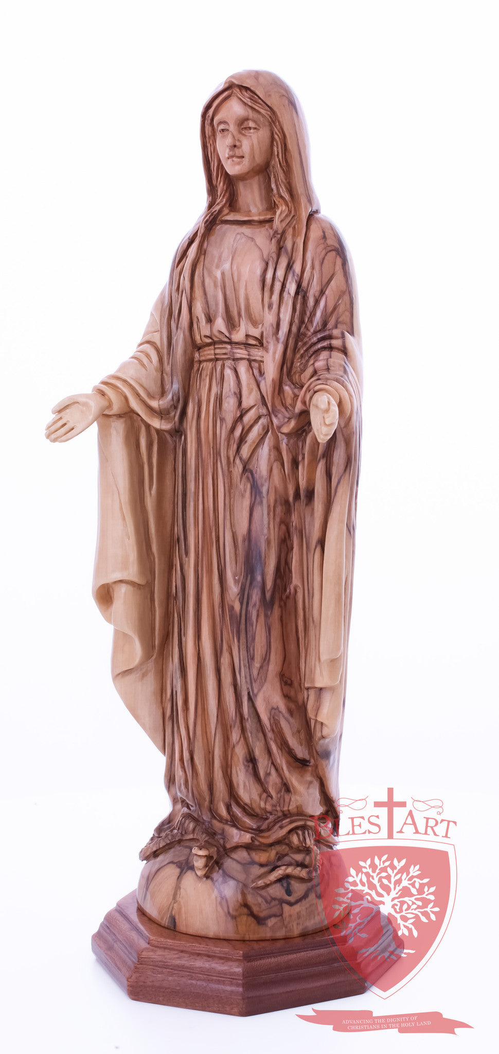 Blessed Mother Mary - Olive wood