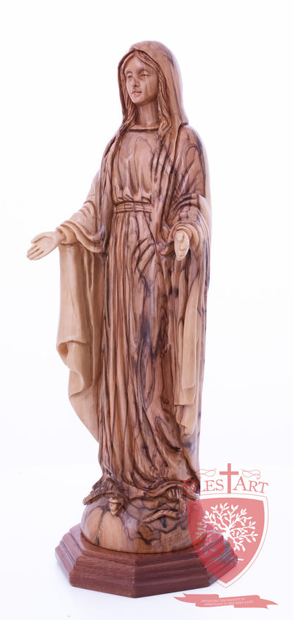 Blessed Mother Mary - Olive wood