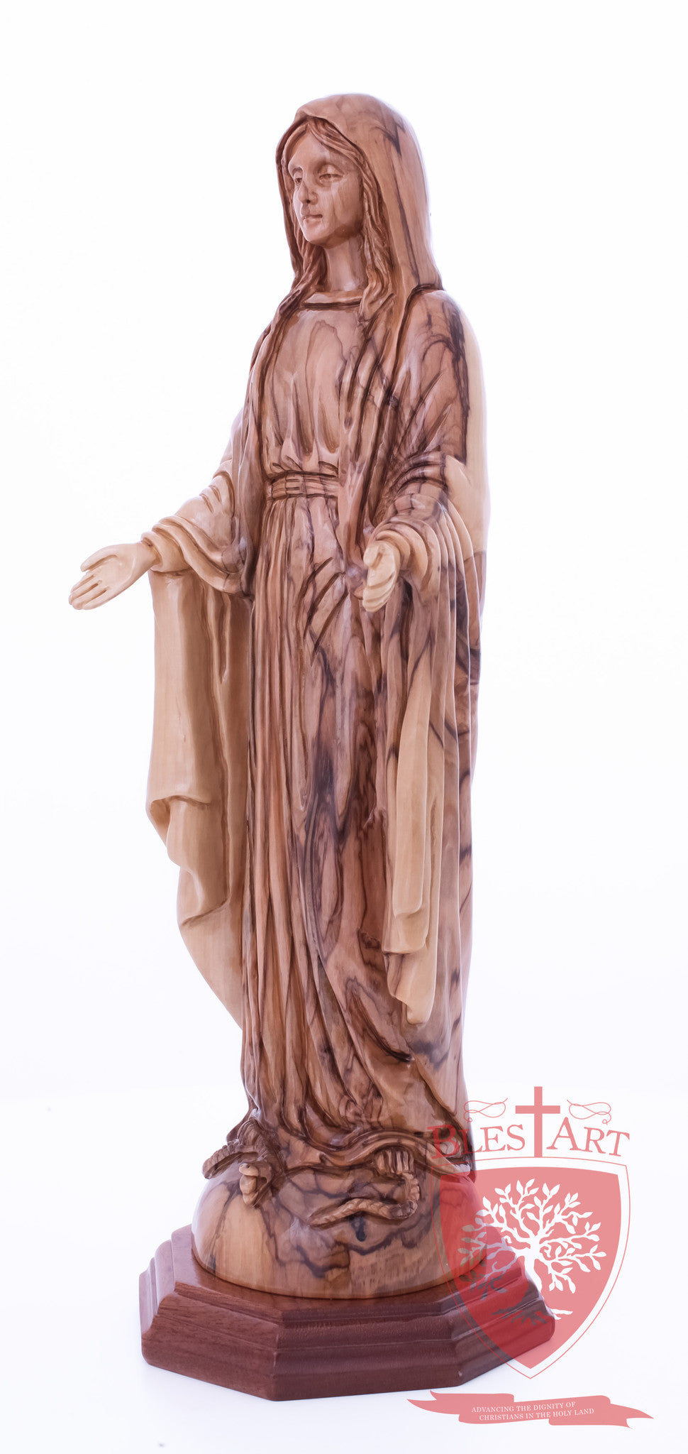 Blessed Mother Mary - Olive wood