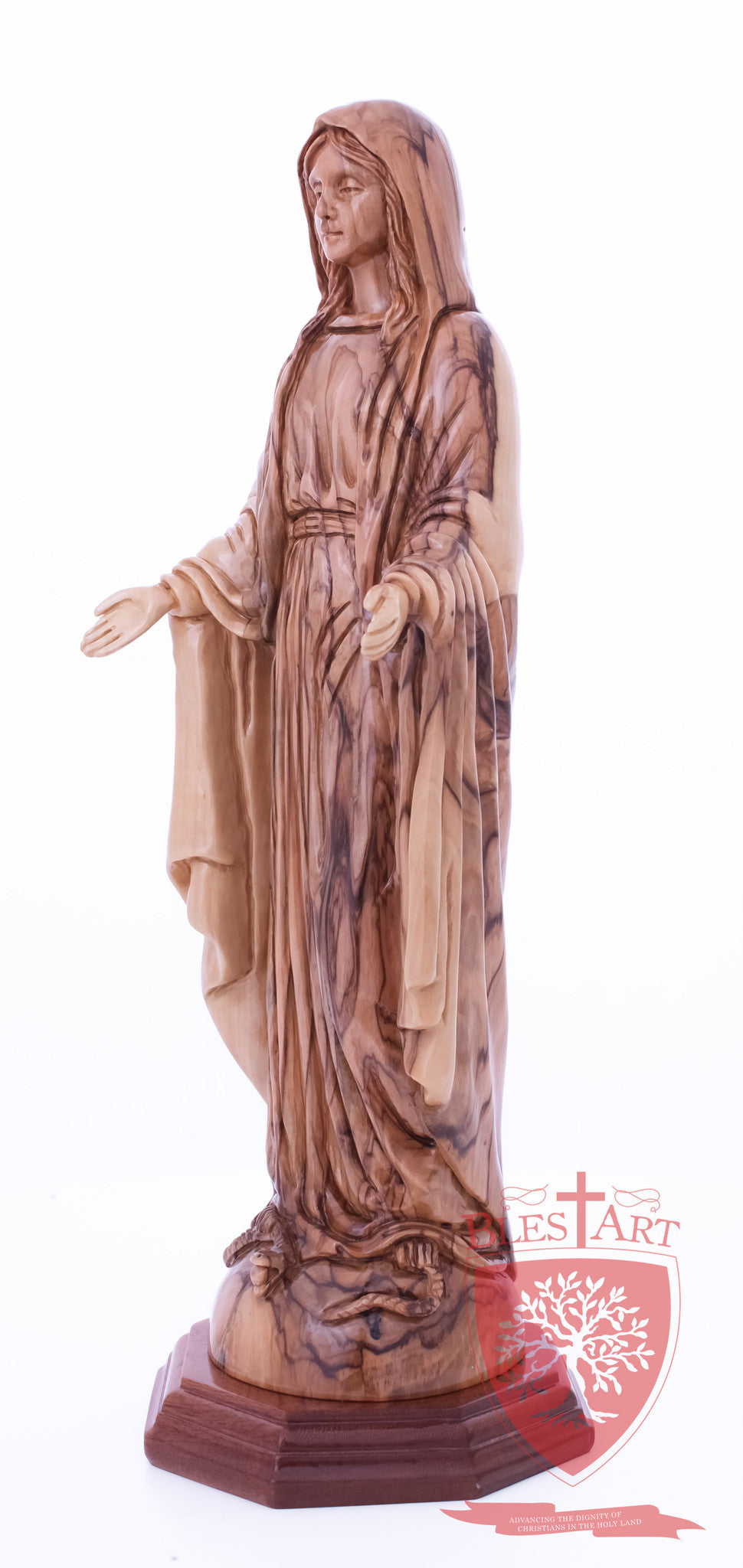 Blessed Mother Mary - Olive wood