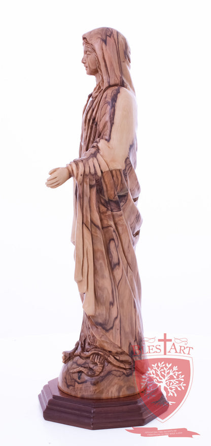 Blessed Mother Mary - Olive wood