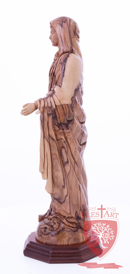 Blessed Mother Mary - Olive wood