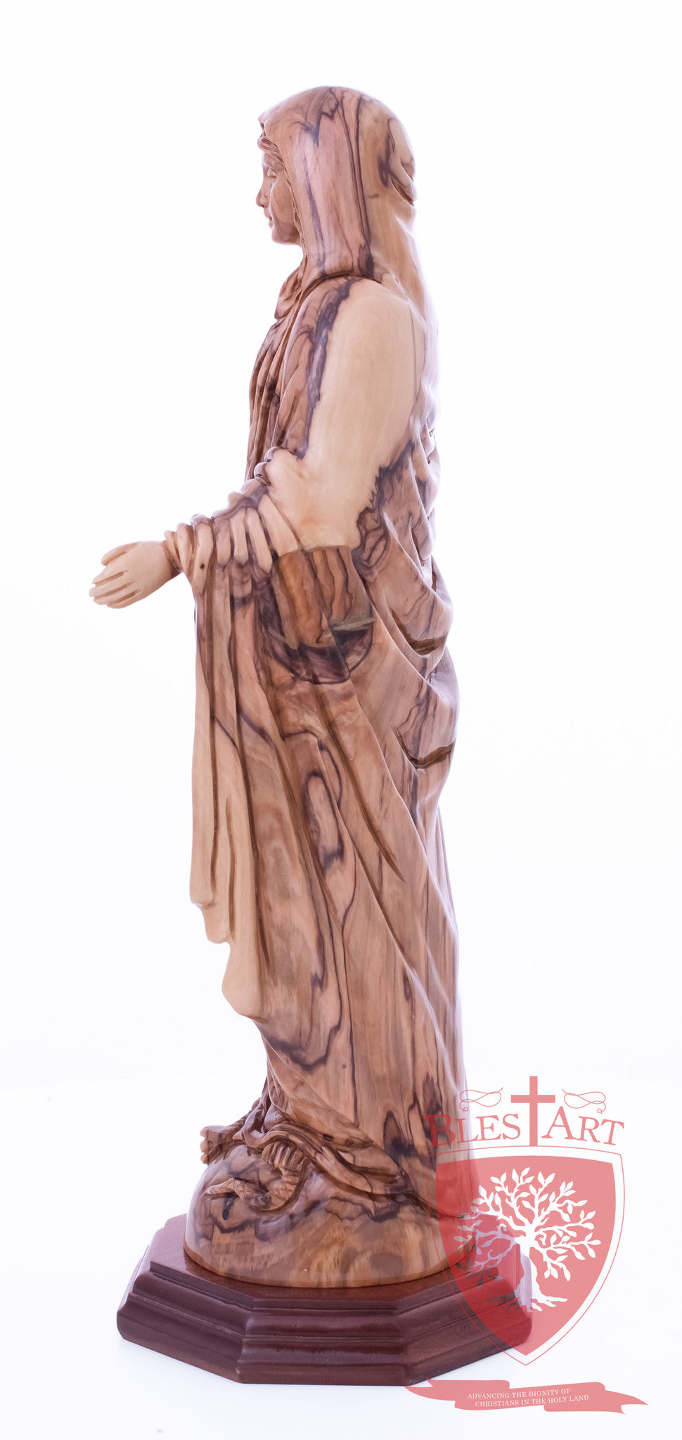 Blessed Mother Mary - Olive wood